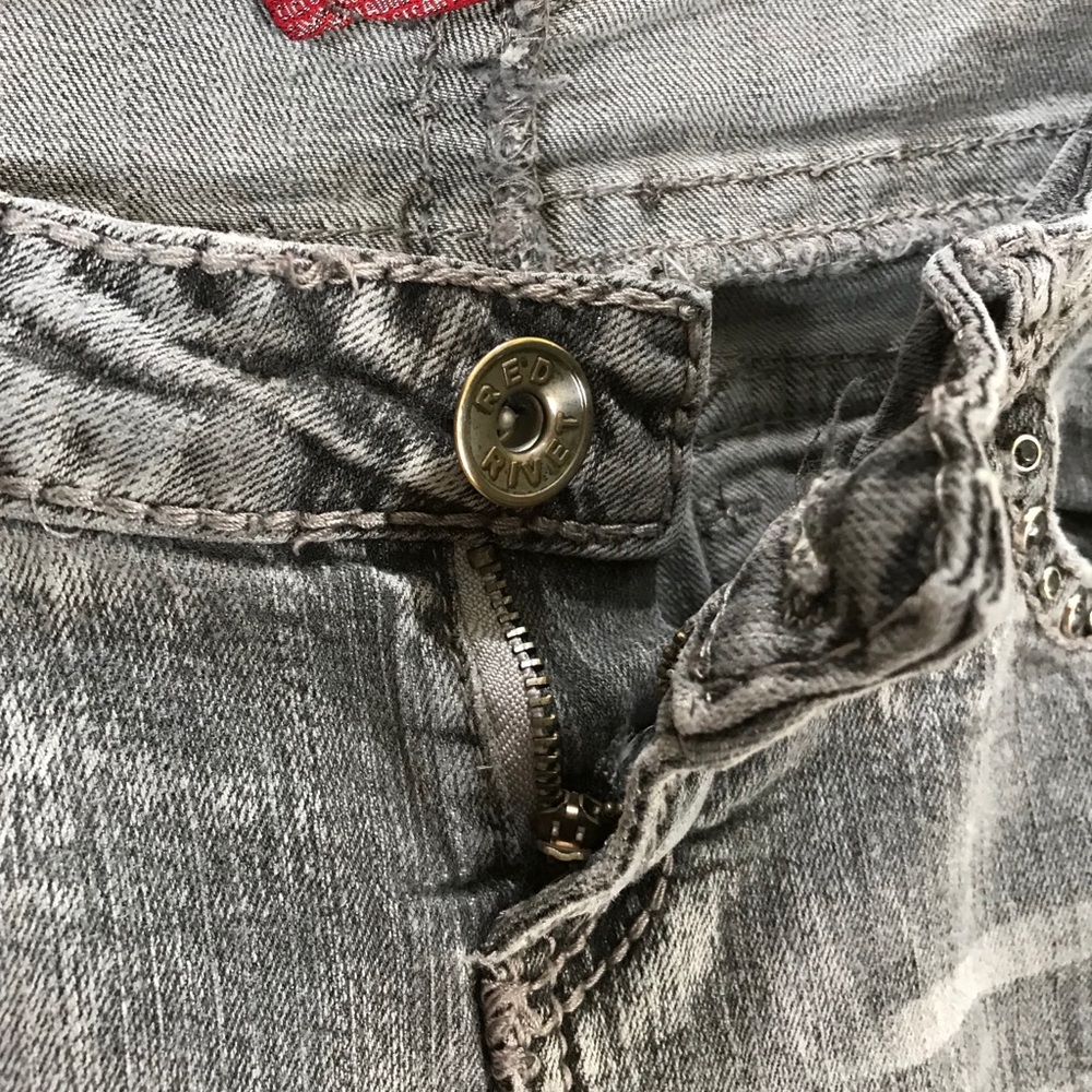 Red Rivet Jeans - Picture 10 of 16